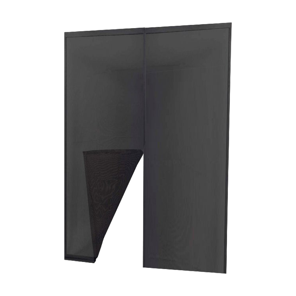 Zanzariera Adesiva a 2 Pannelli Ecco Porta IRS 140x250h cm - Nero