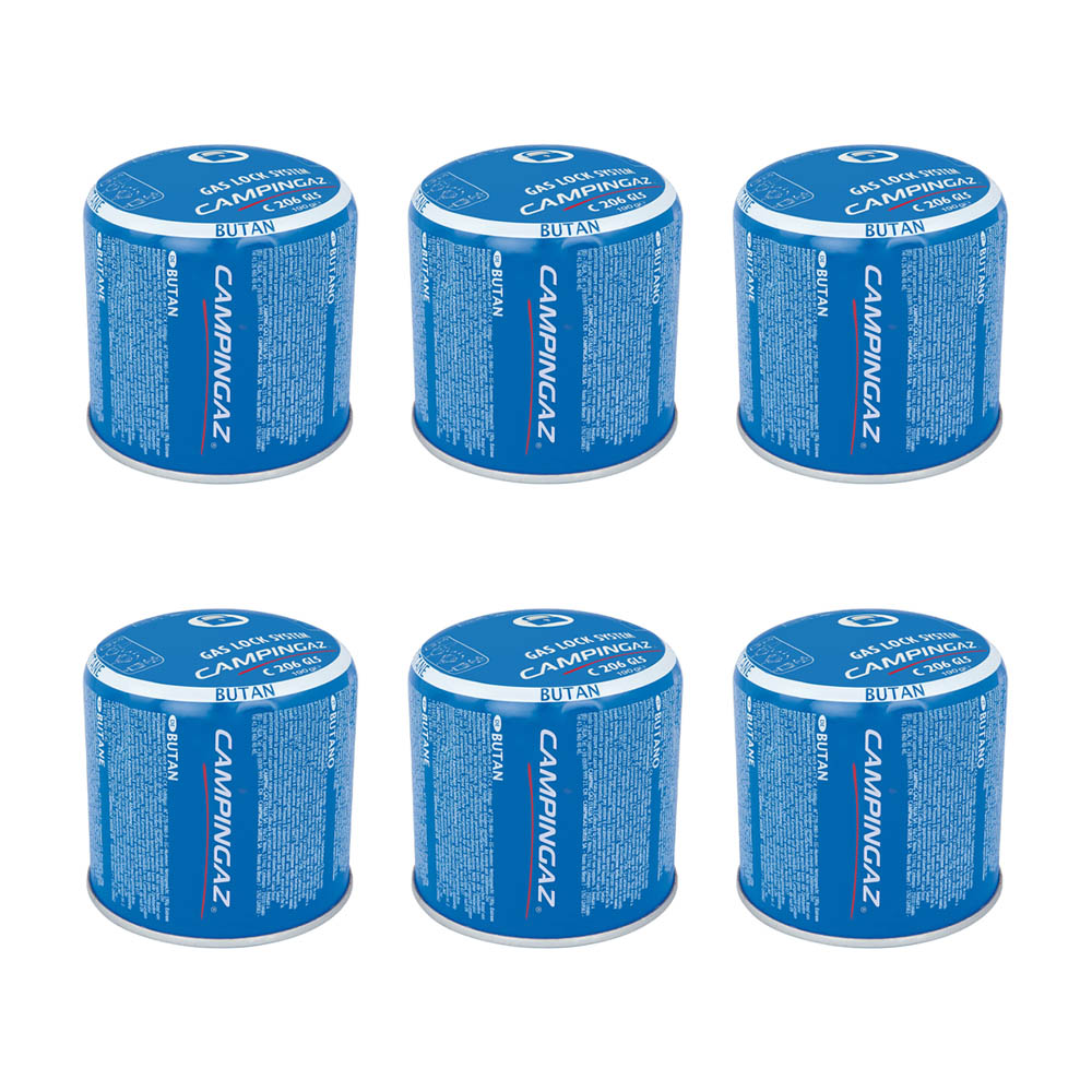 X6 cartuccia gas butano 190 gr c 206 gls campingaz - normata en 417.