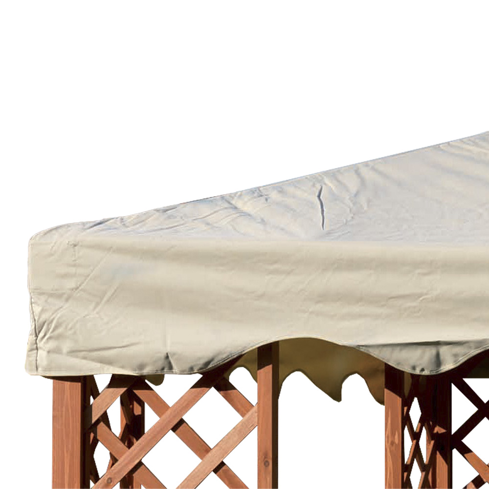 Top di Ricambio per Gazebo Impermeabile Ecrù FERLIVING - 3x4 MT