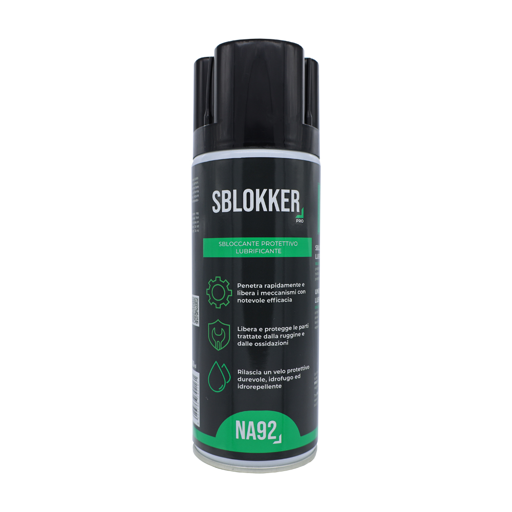 Sbloccante protettivo lubrificante professionale na92 sblokker 400 ml.