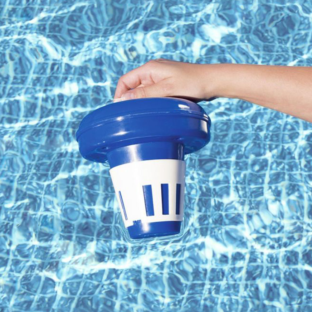 Galleggiante Chimico per Cloro Piscine 16x16x17 cm BESTWAY