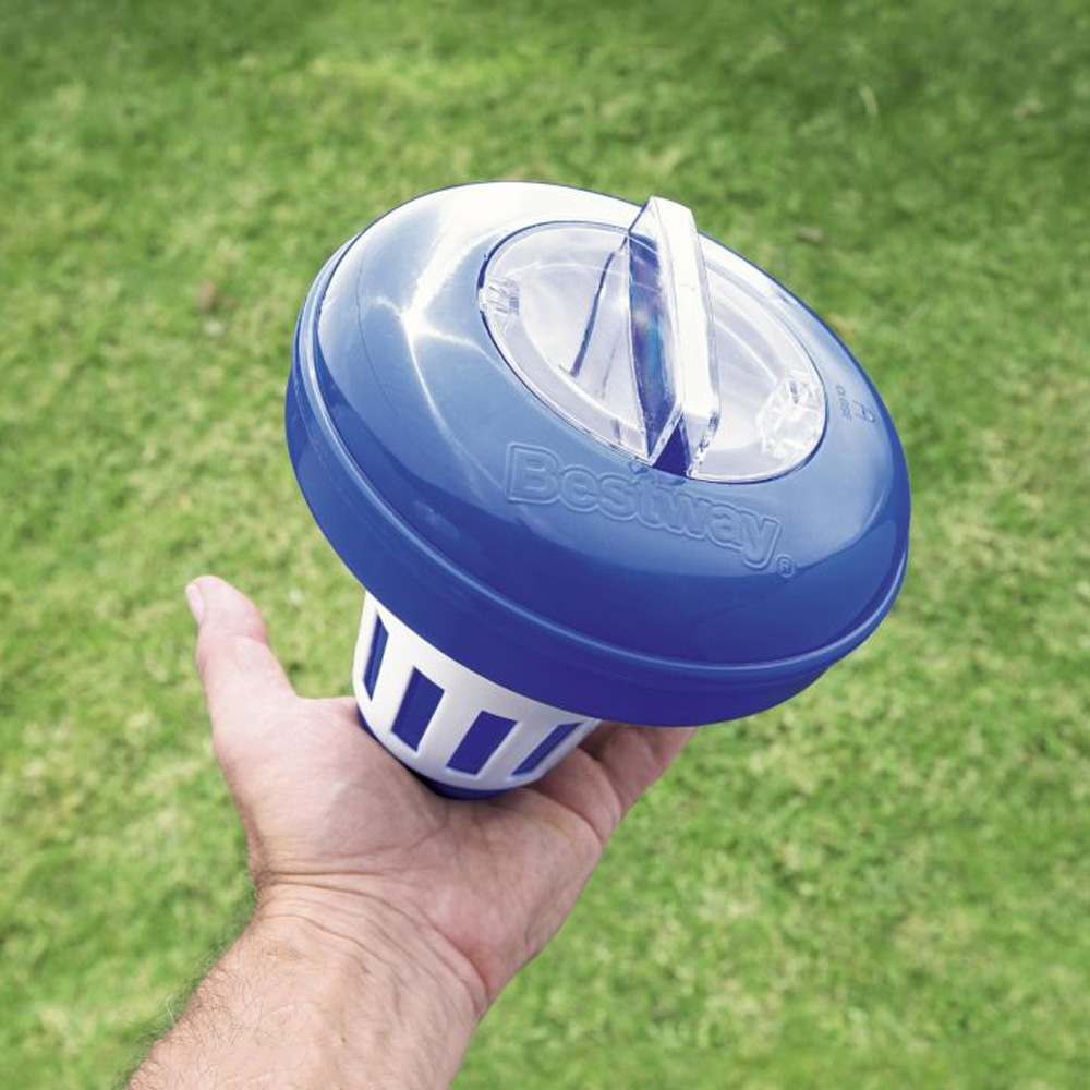 Galleggiante Chimico per Cloro Piscine 16x16x17 cm BESTWAY