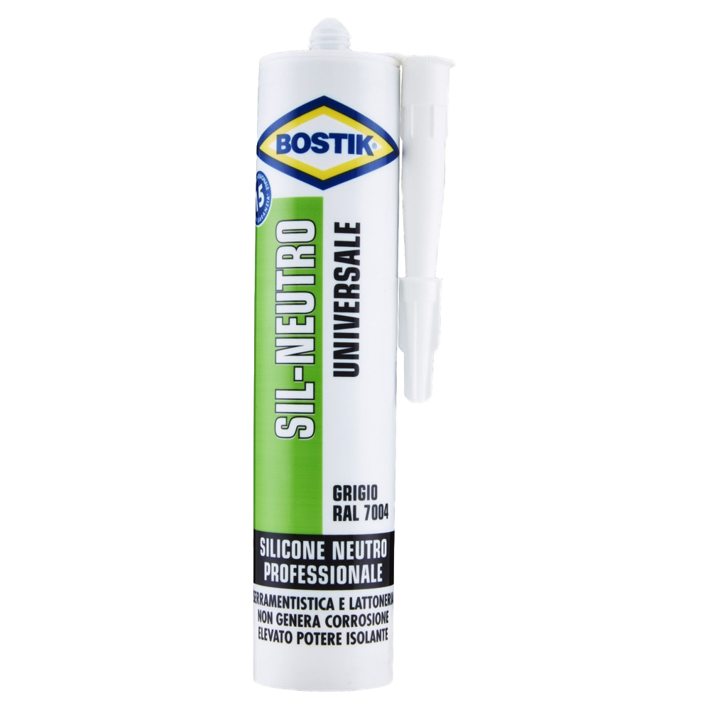Silicone Neutro Grigio RAL 7004 BOSTIK 300 ml - ELIMINATO NUOVO CODICE D2665