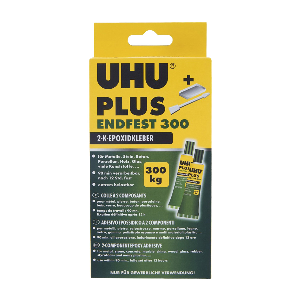 Colla Epossidica Bicomponente Plus Endfest 300 UHU 2X75 ml