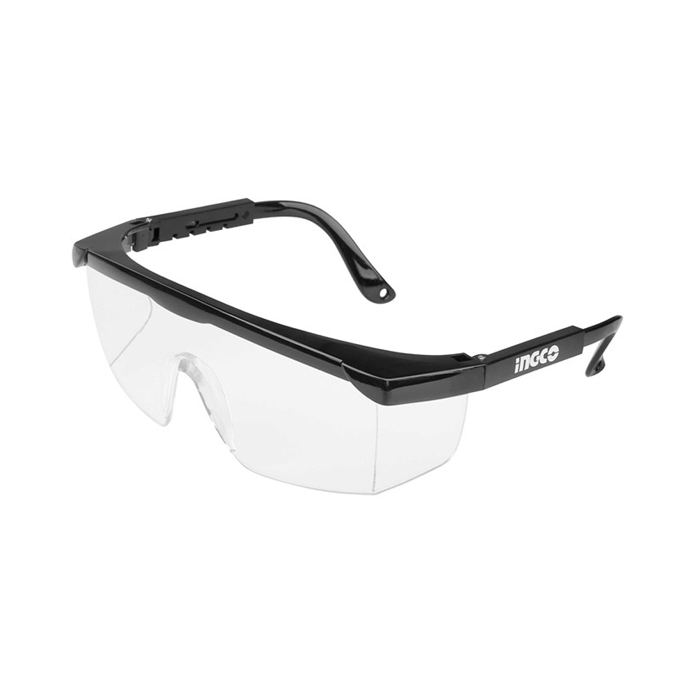 Occhiali di protezione con asta regolabile ingco - conforme en166.