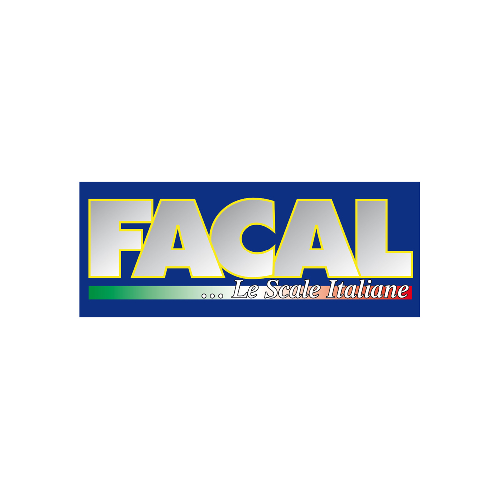 Scaletto in Alluminio Eurodomus Normal 8 Gradini FACAL - Fino a 2,53 mt