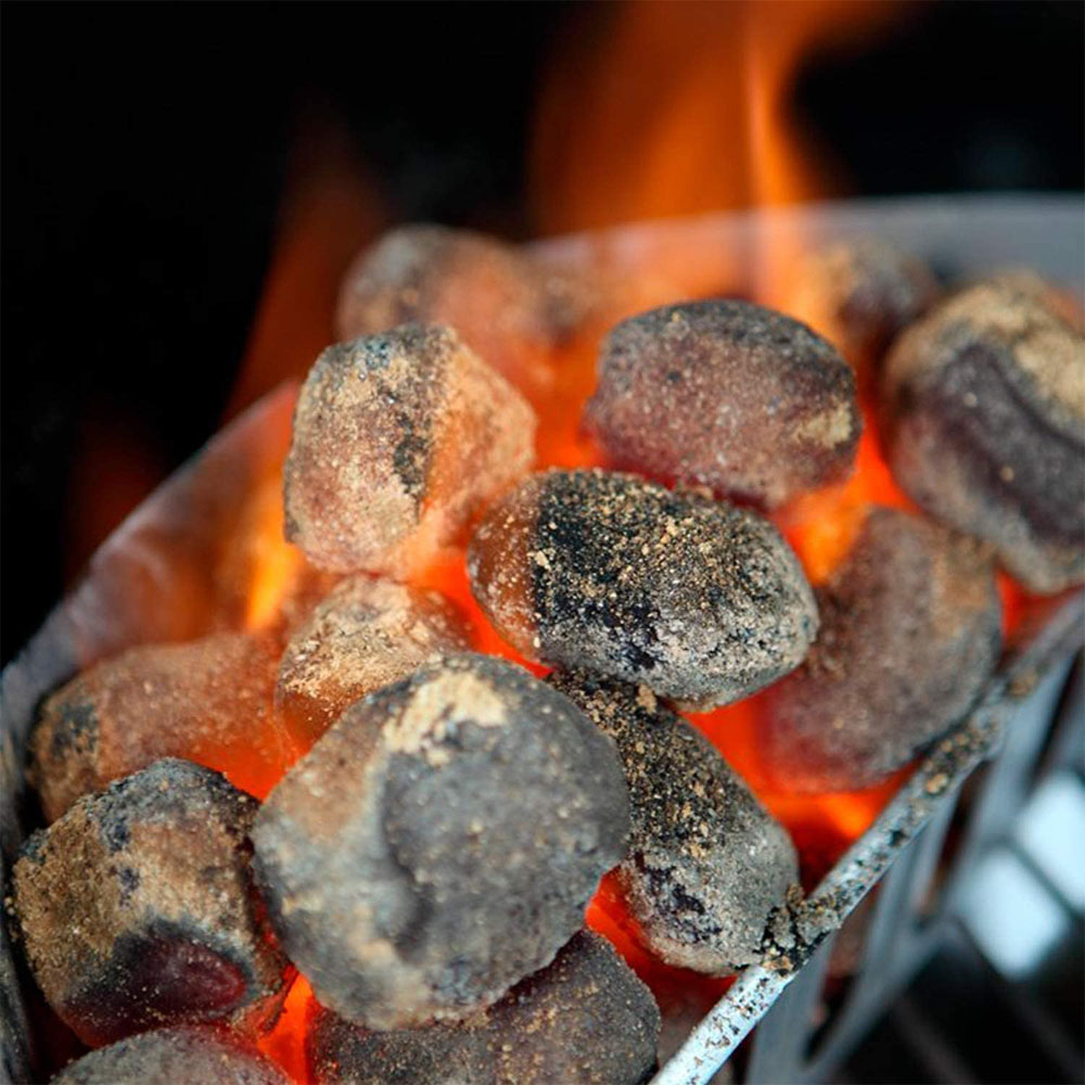 x2 Carboni Minerali in Bricchetti WEBER - 2 Sacchette da 8 kg