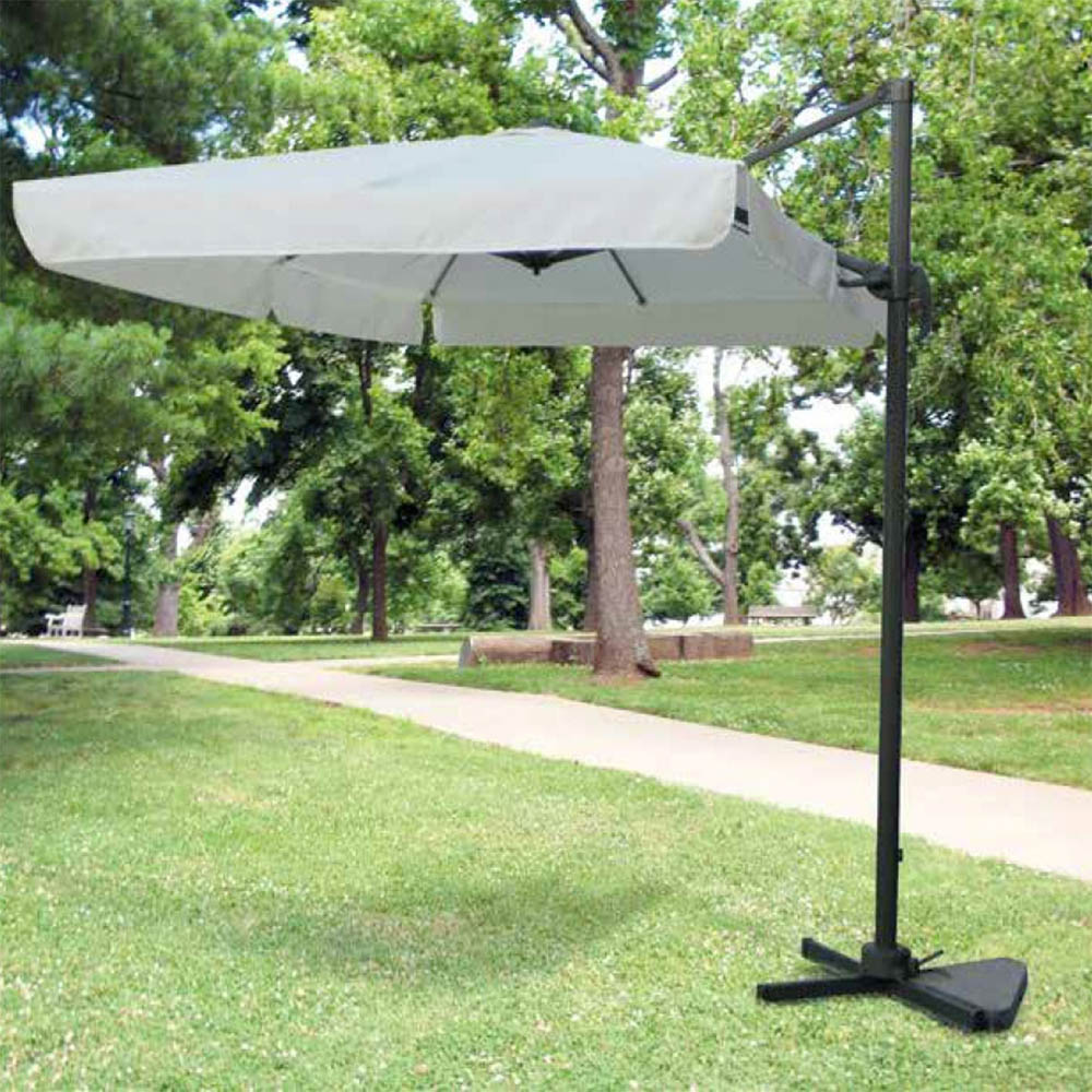 Ombrellone Decentrato Smeralda in Alluminio 200x300 cm FERLIVING - Bianco
