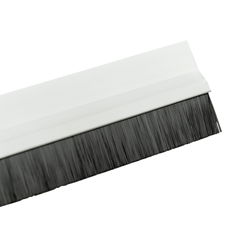 Sottoporta Adesivo in PVC 1 mt GEKO con Spazzola Fissa - Bianco