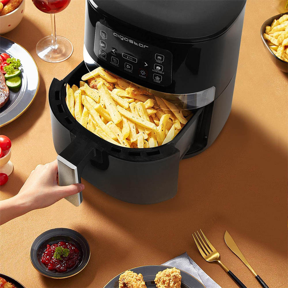 Friggitrice ad Aria Maha 7 in 1 1600W AIGOSTAR - Cestello da 4 Lt