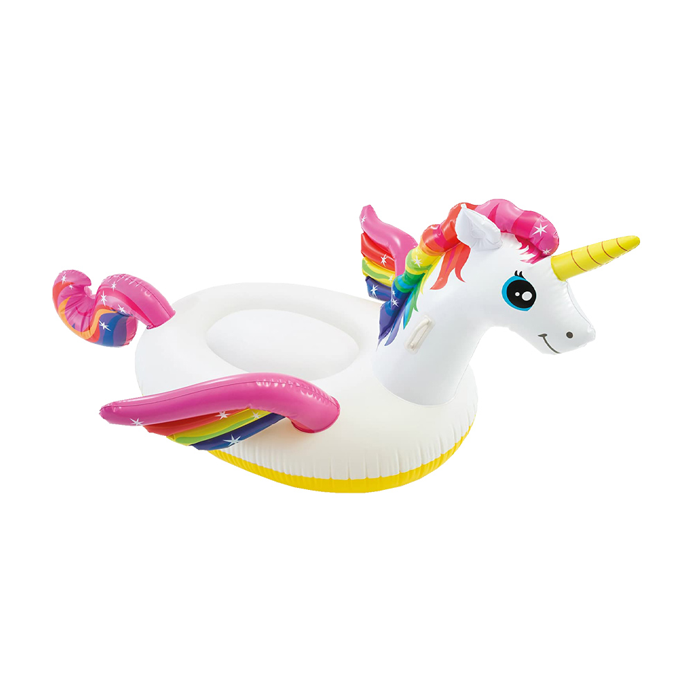 Unicorno Canotto Gonfiabile Cavalcabile INTEX - 201x140x97 cm