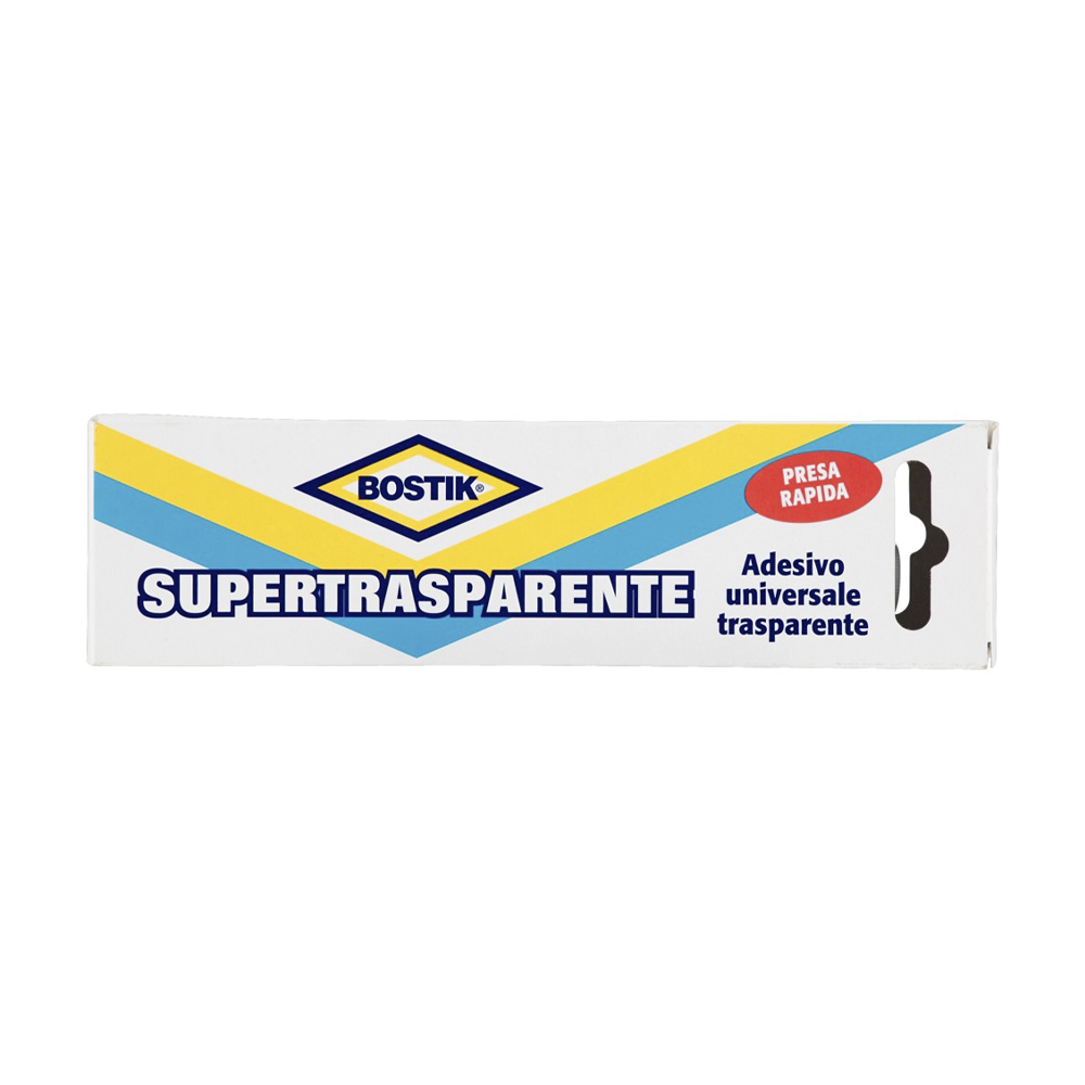 Colla a Contatto Supertrasparente 125 gr BOSTIK - Plastica, Pelle, Legno e Cuoio