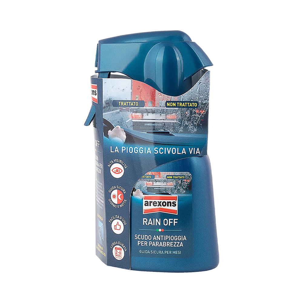 Trattamento Antipioggia per Parabrezza Rain Off Trigger AREXONS 200 ml