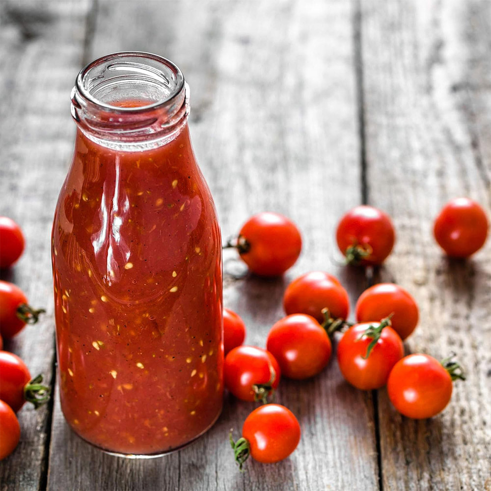 Vaso in Vetro con Tappo Imbocco 53 mm 720 ml FERGARDEN - per Alimenti e Passate