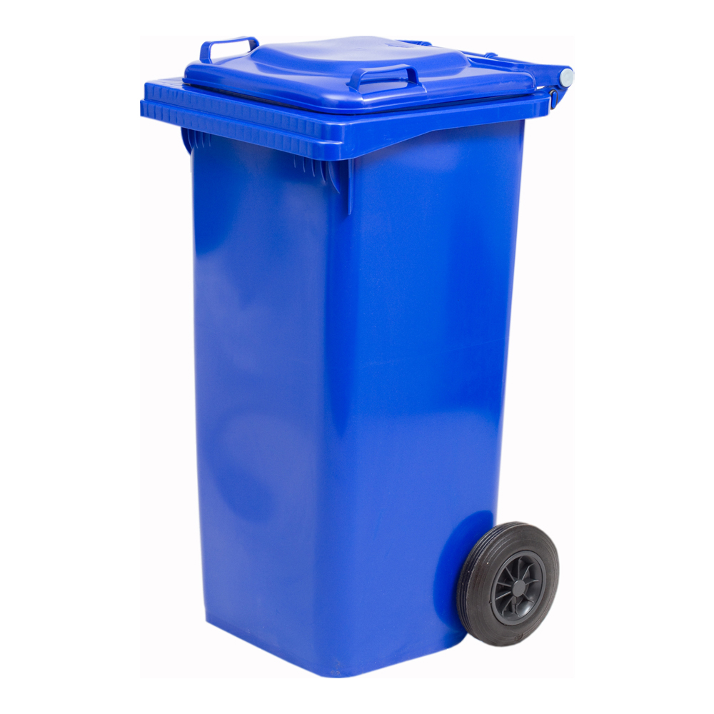 Secchio Pattumiera con Ruote 120 LT FERLIVING - Blu