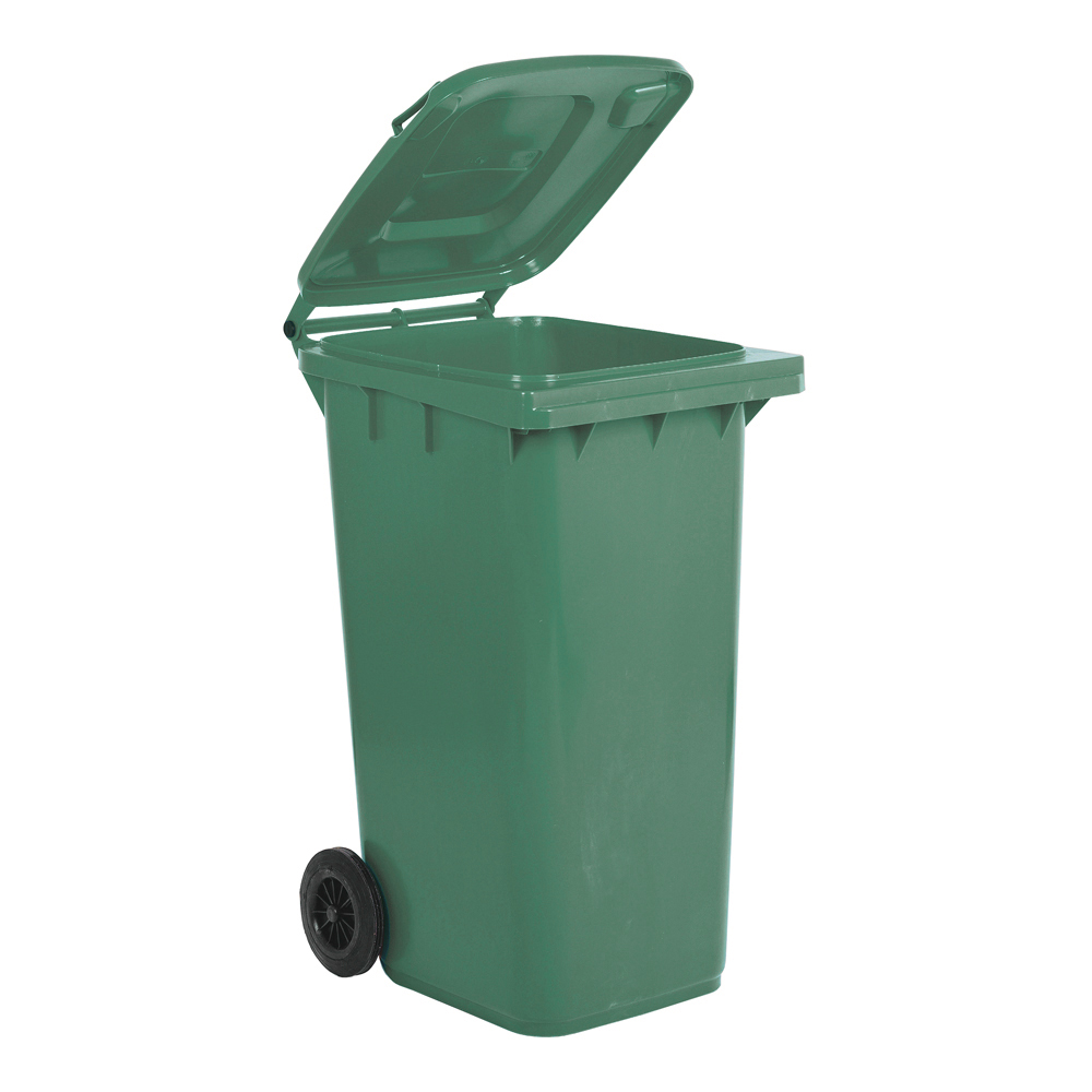 Secchio Pattumiera con Ruote 120 LT FERLIVING - Verde