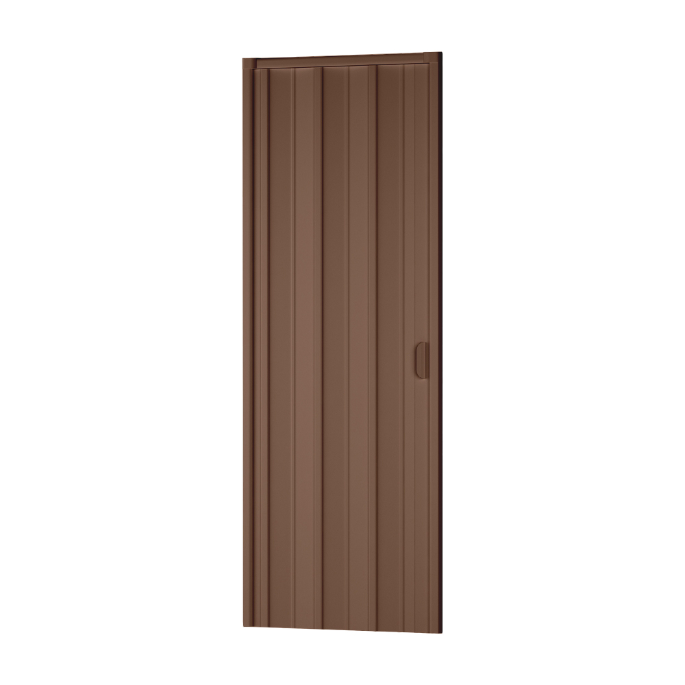 Porta a soffietto con maniglia 100x214h cm ferliving - noce.