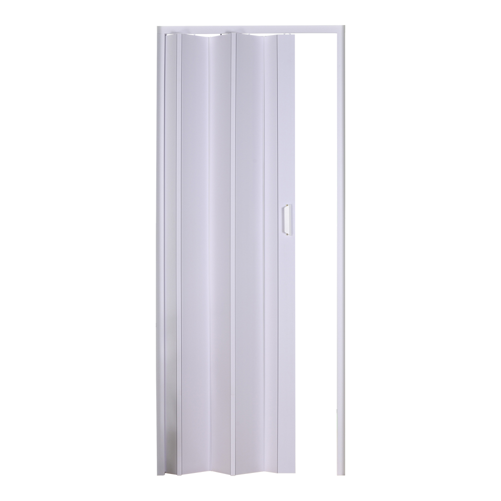 Porta a soffietto con maniglia monica 83x214h cm ferliving - bianco.