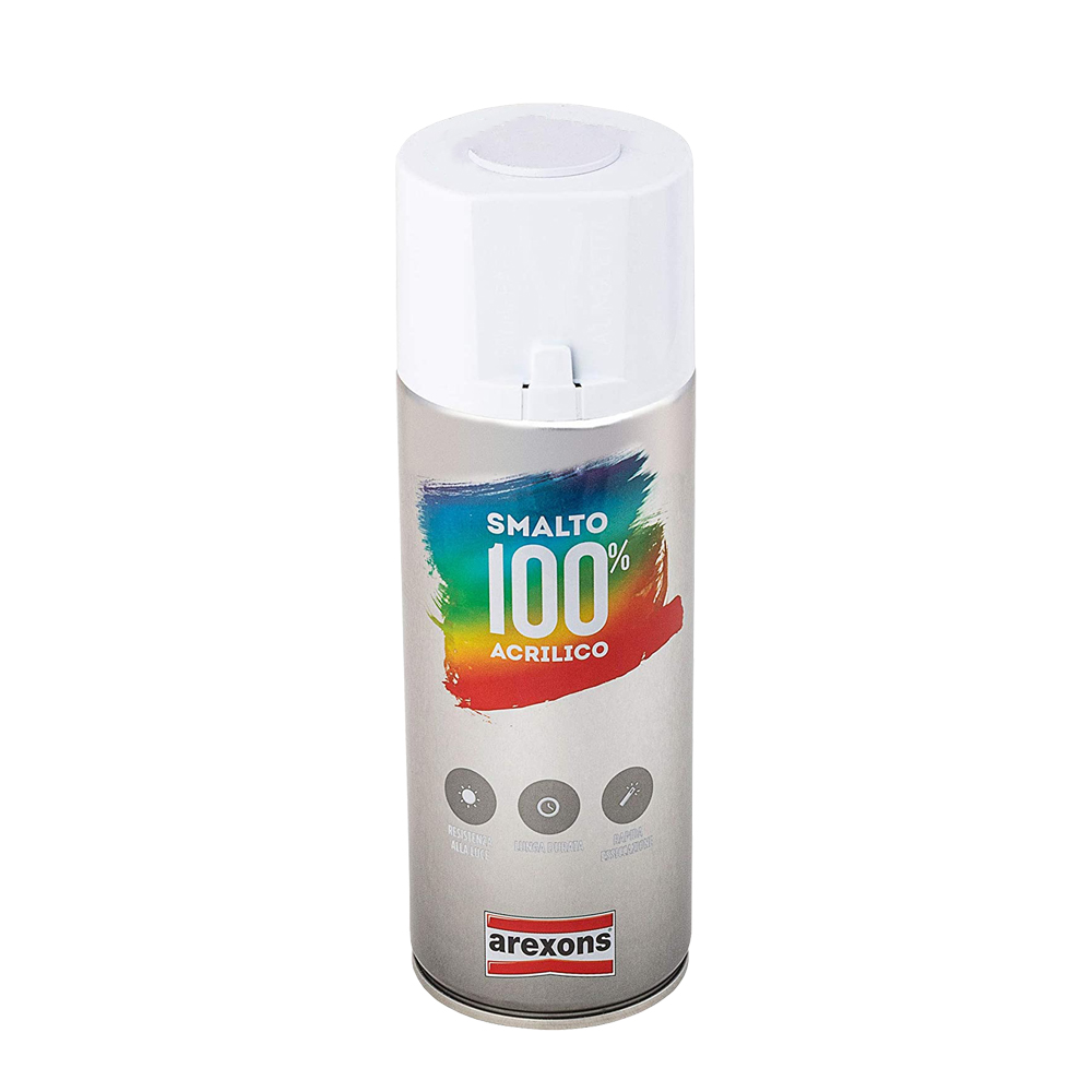 Smalto Acrilico Spray 400 ml AREXONS - Speciale Bianco per Elettrodomestici 
