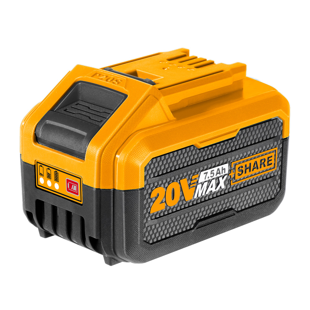 Batteria al litio ricaricabile 7.5 ah 20v ingco - per elettroutensili p20s.