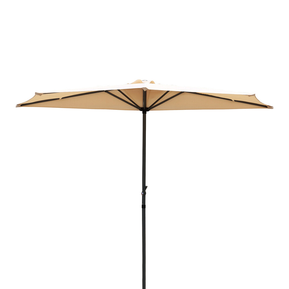 Ombrellone mezzo-tondo a parete 270 cm ferliving.