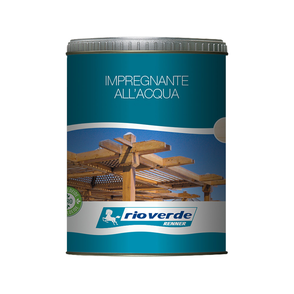 Impregnante ad Acqua per Legno RM 1610 750 ml RIOVERDE - Pino/Larice