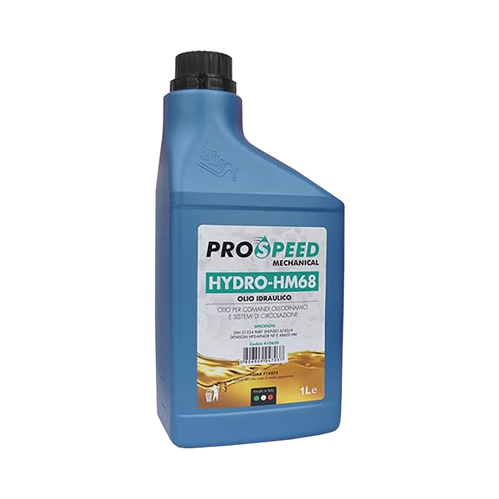 Olio idraulico 1 lt hm-68 prospeed - per muletti, presse, macchine agricole, ecc.