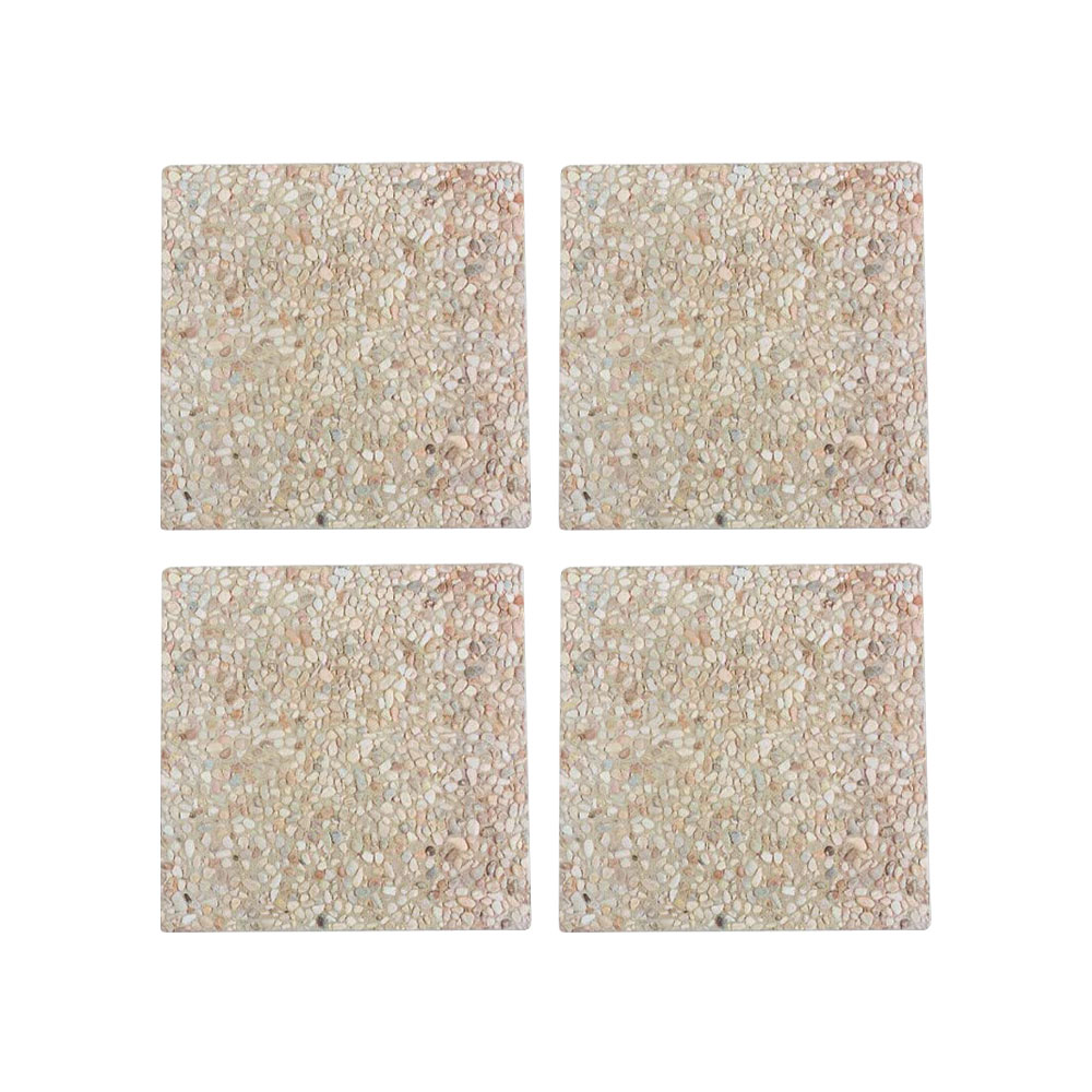 Serie di 4 Marmette in Cemento 50x50 cm FERLIVING - Spessore 3.7 cm