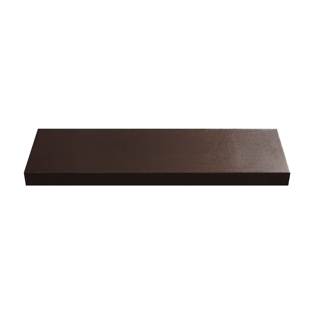 Mensola squadrata in legno ferliving - noce 100x50x1,8 cm.