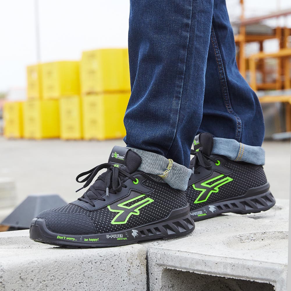 Scarpa Antinfortunistica Bassa Red Leve Steve Tg.44 U-POWER - S3 SRC CI ESD