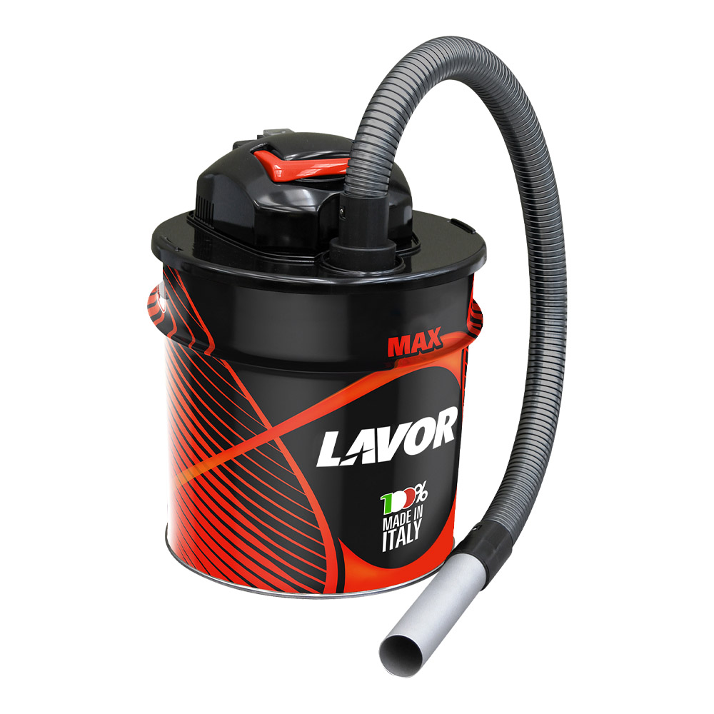 Bidone aspiracenere 18 lt ashley 111 800w lavor - funzione soffiante.