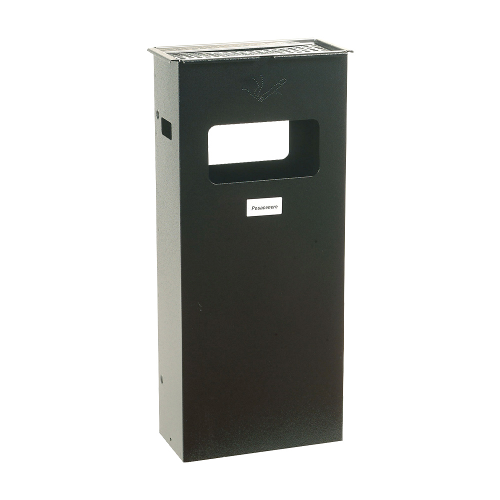 Posacenere gettacarte Esterno in Lamiera Verniciata FERLIVING - CM. 30x15x70h