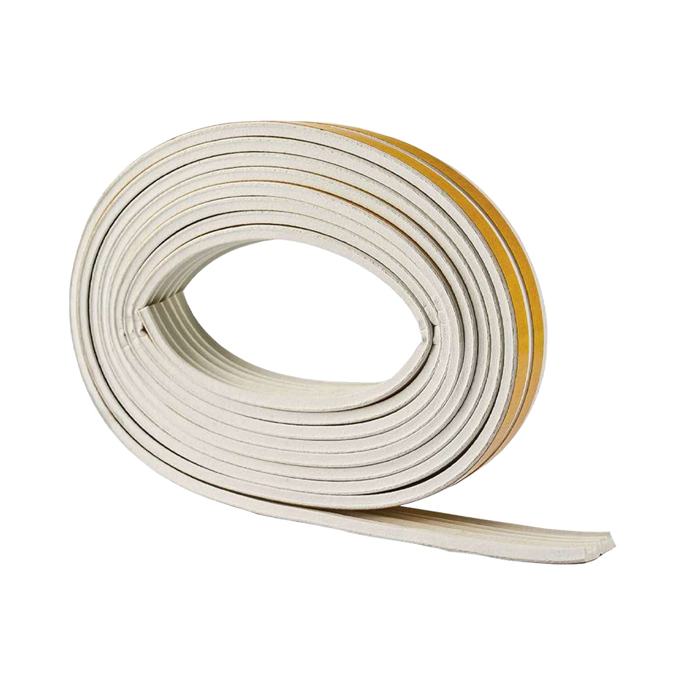 Guarnizione sottoporta autodesivo in gomma epdm 6 mt geko profile - bianco.