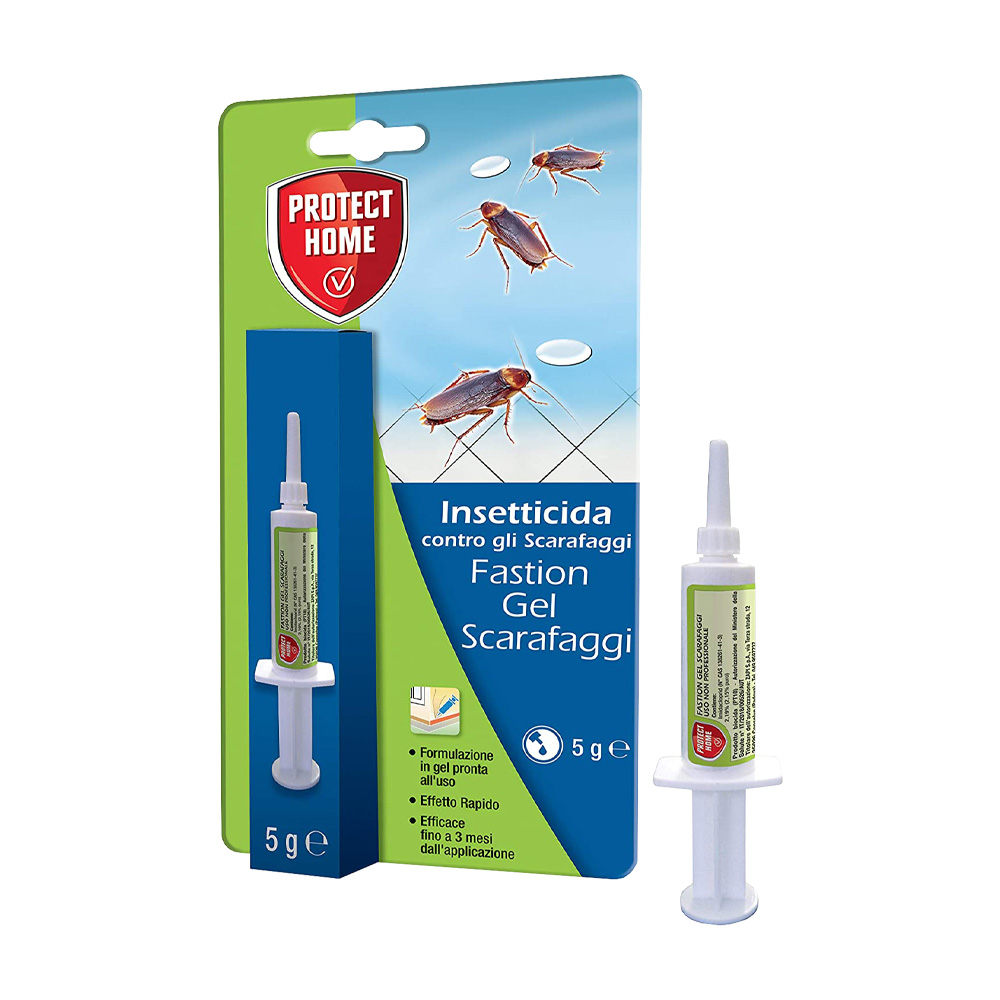 Esca Insetticida Fastion Gel Scarafaggi PROTECT HOME - Siringa da 5 gr