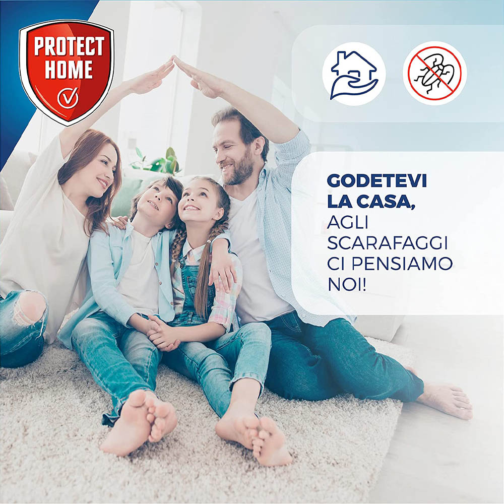 Esca Insetticida Fastion Gel Scarafaggi PROTECT HOME - Siringa da 5 gr