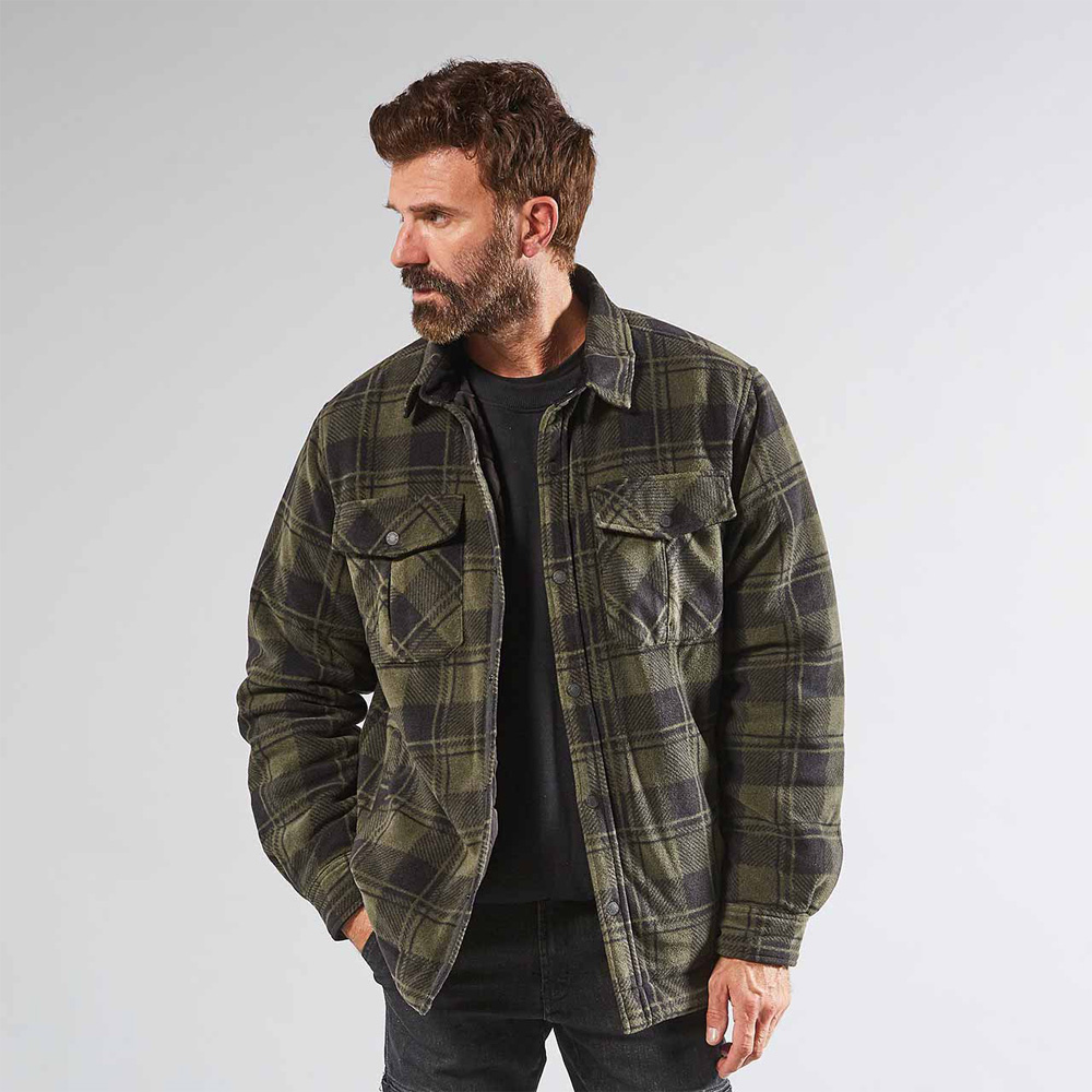 Camicione in Pile Exciting Willow Dark Green U-POWER - Taglia M