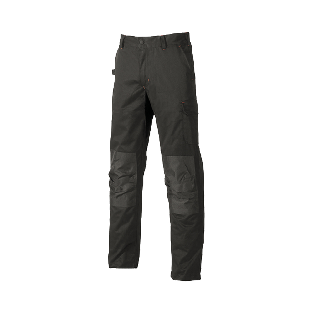 Pantalone da lavoro smart alfa black carbon u-power - taglia 56.