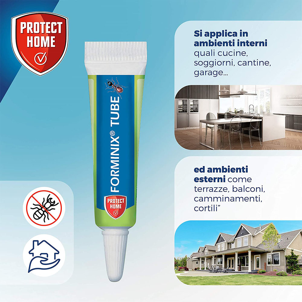 Esca Attrattiva per Formiche Forminix 4 gr PROTECT HOME - in Gel Liquido
