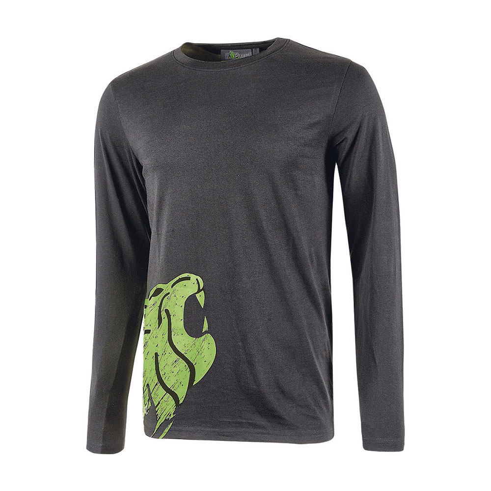 T-Shirt Maniche Lunghe Future Alien Asphalt Grey U-POWER - Taglia M