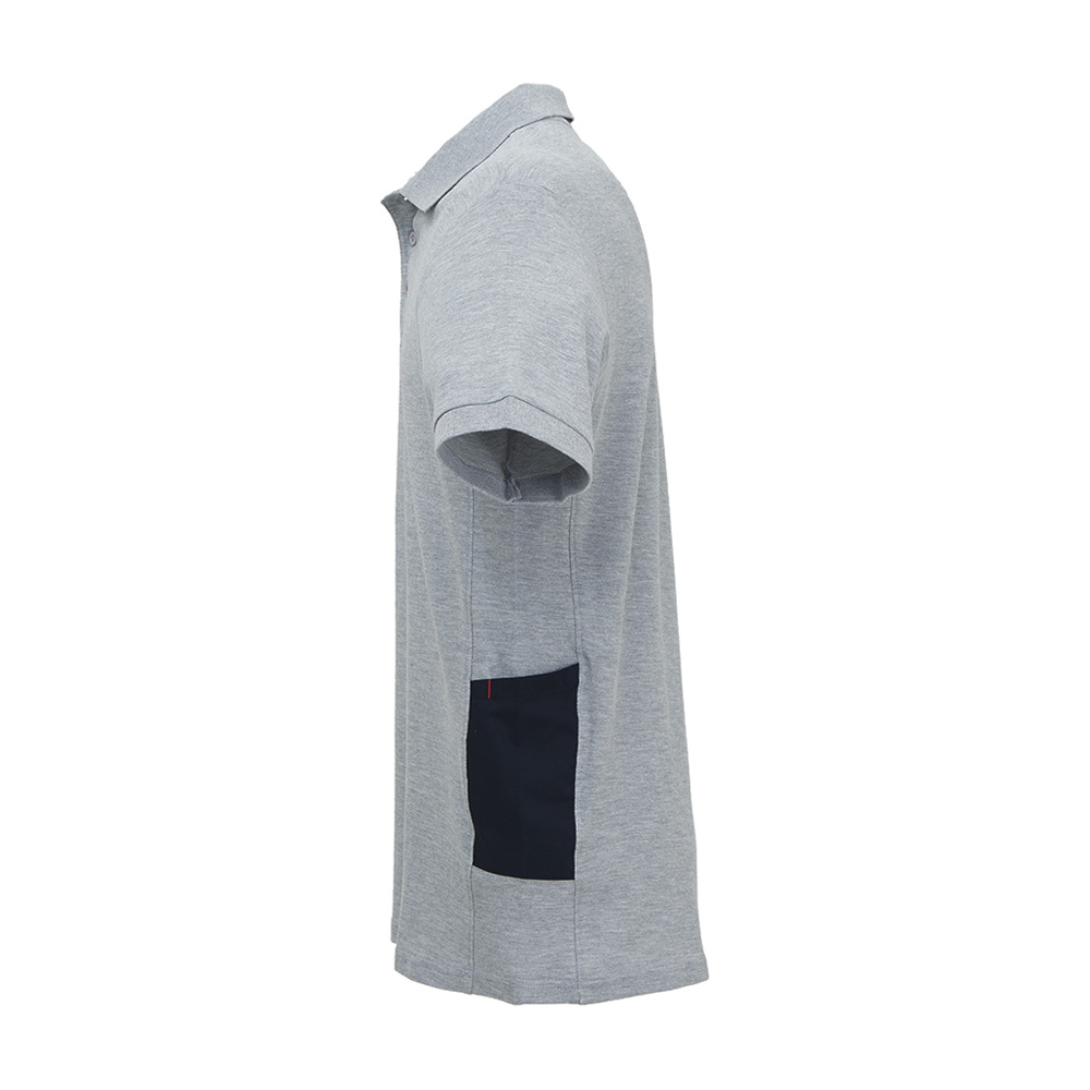 Polo Maniche Corte Enjoy Gap Grey Silver U-POWER - Taglia XL