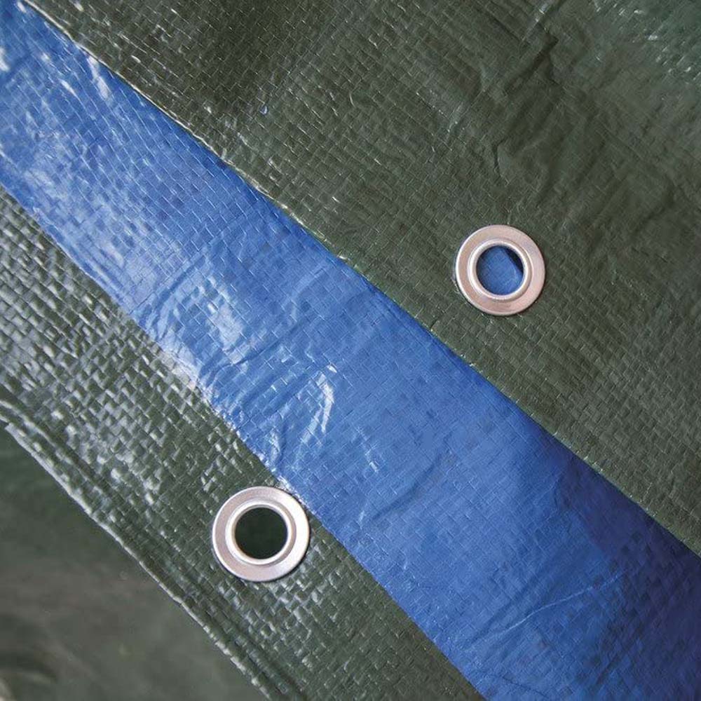 Telo Copritutto Impermeabile Pesante 3x4 mt Verde - Occhielli in Alluminio