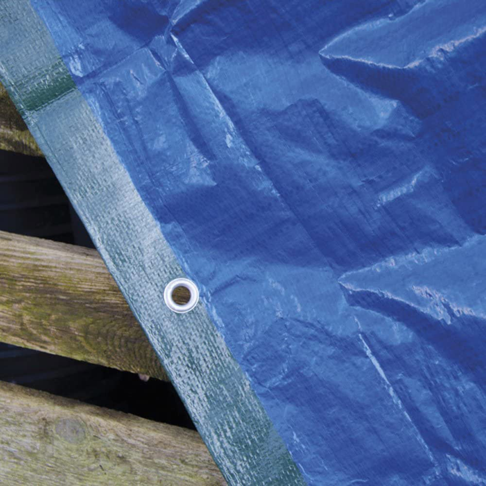 Telo Copritutto Impermeabile Pesante 3x4 mt Verde - Occhielli in Alluminio
