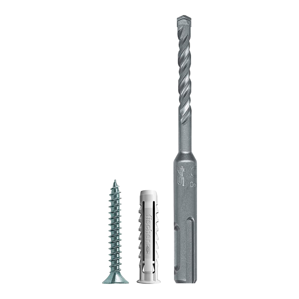 Tassello Nylon con Vite SX 6 S 200 pz FISCHER - con Punta SDS Plus II