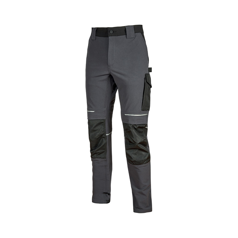 Pantalone da lavoro performance atom asphalt grey u-power - taglia l.