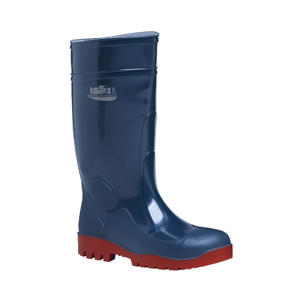 Stivali a ginocchio in nitrile blu taglia 46 ferwork - classe s5 sr src.