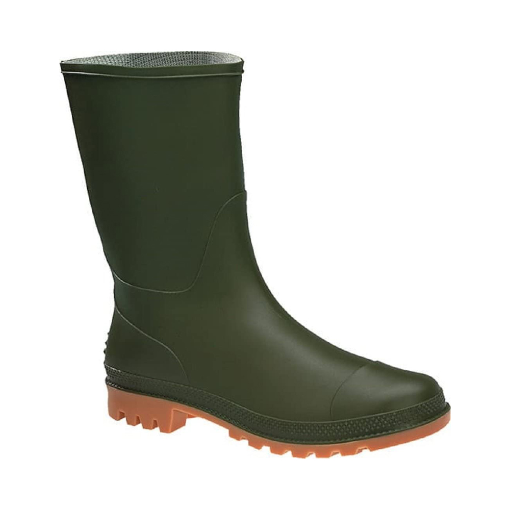 Stivali a Tronchetto in PVC Verde Taglia 43 FERWORK - Suola Carrarmato
