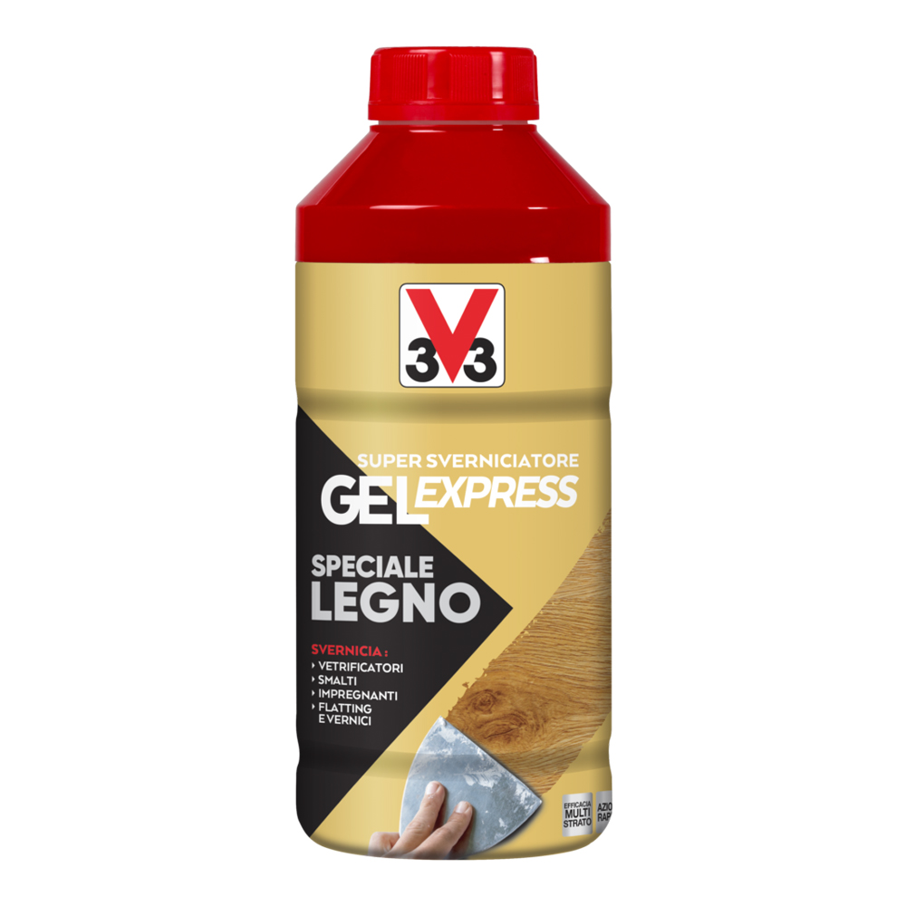 Sverniciatore gel express specificio legno 1 lt v33 - con azione multi-strato.