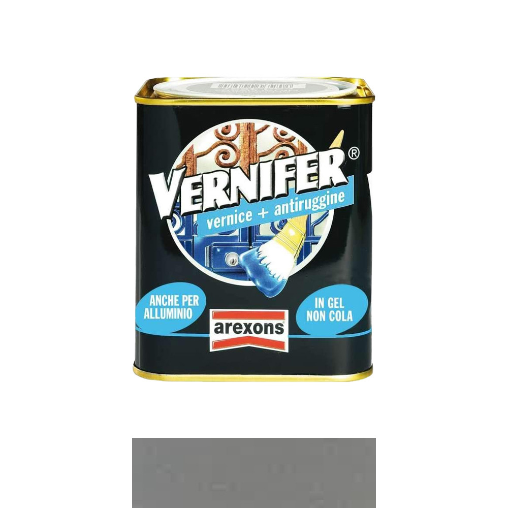 Smalto Antiruggine Vernifer in Gel 2 Lt AREXONS - Antracite Metallizzato
