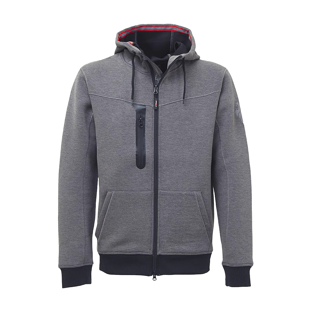Felpa Full Zip con Cappuccio Performance Tasty Grey Meteorite U-POWER - Tg. XXL