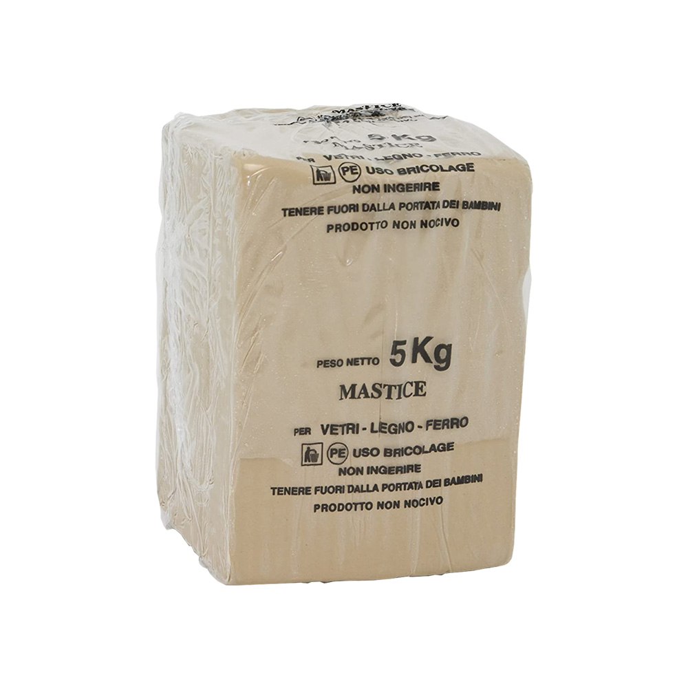 Stucco mastice per vetri 5 kg.